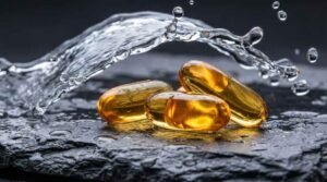 Premium golden capsules demonstrating the high purity required for effective omega 3 supplements.