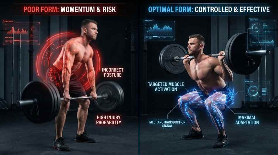 Mechanotransduction signaling pathway for skeletal muscle contraction hypertrophy